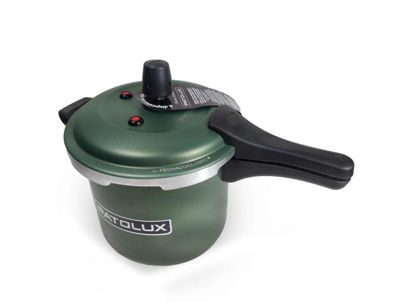 Panela De Pressão Antiaderente Fecho Externo 5 Litros Verde Patolux