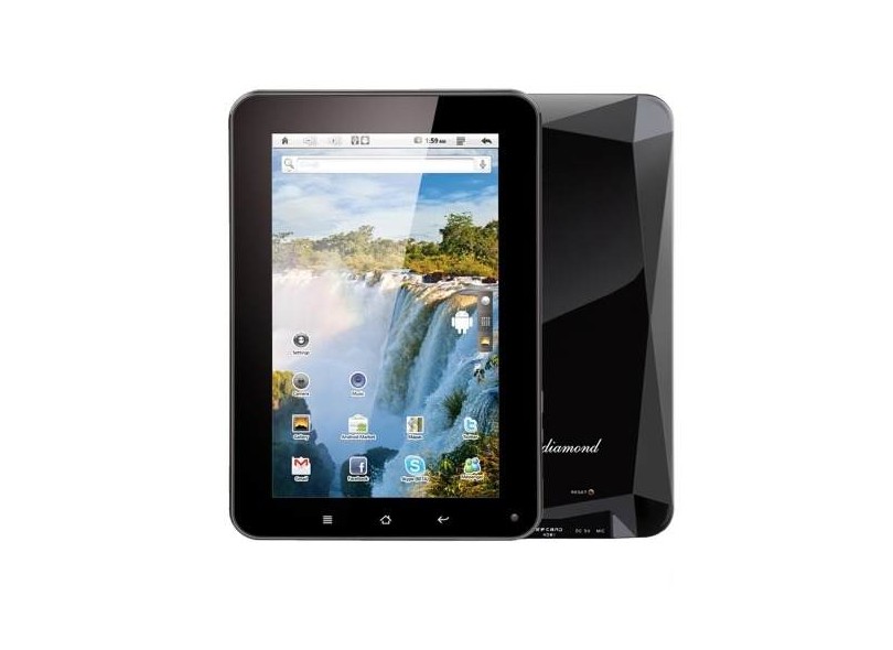 Tablet Multilaser Diamond Life 4 GB 7" Wi-Fi Android 4.0 (Ice Cream Sandwich) 1,3 MP NB042