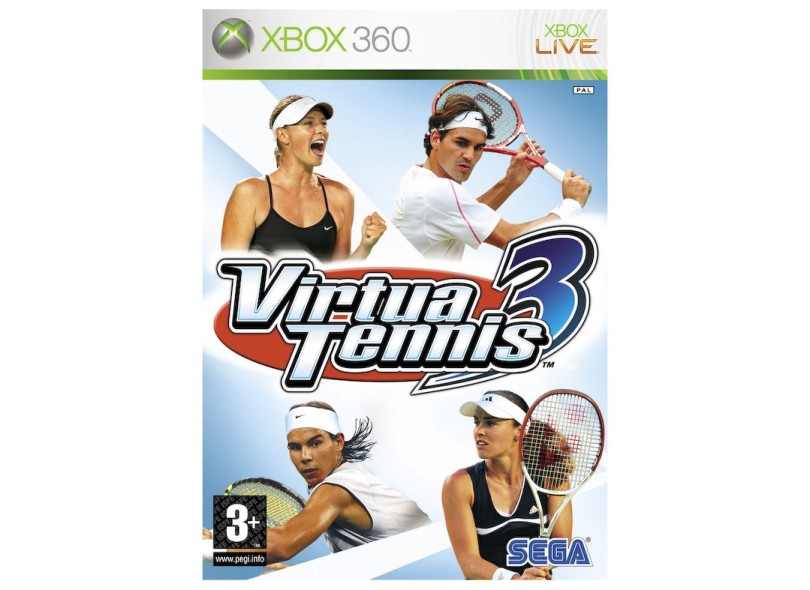 Jogo Virtua Tennis 3 Sega Xbox 360