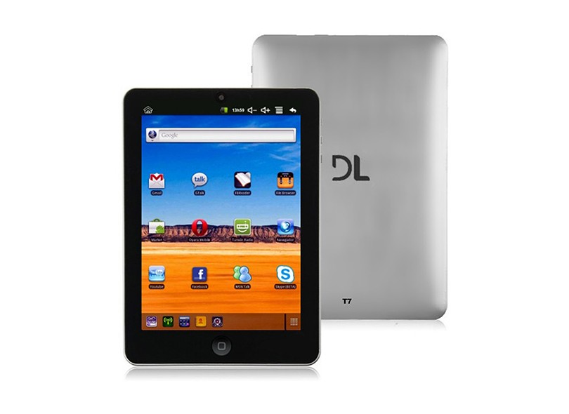 Tablet DL Smart 7" 4 GB Wi-Fi Android 2.2 (FroYo) 2 mpx T-704