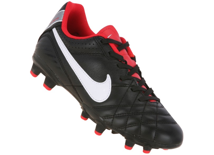 Chuteira Campo Nike Tiempo Natural IV Leather Infantil
