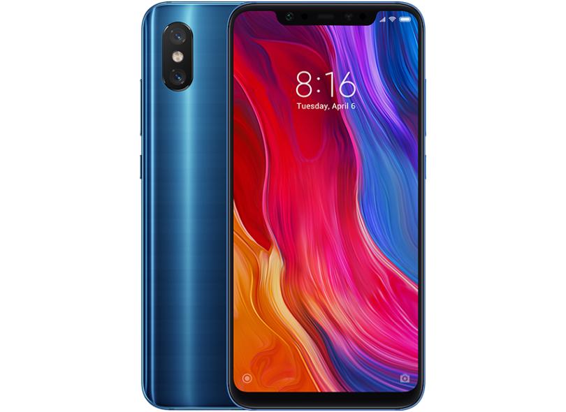 Smartphone Xiaomi Mi 8 64GB 12 MP 2 Chips Android 8.1 (Oreo) 3G 4G Wi-Fi