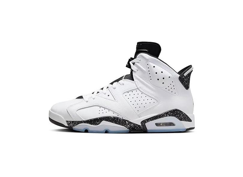 Jordan 6 Retro Reverse Oreo Tênis masculino, branco/preto (CT8529 112), Branco/preto, 38