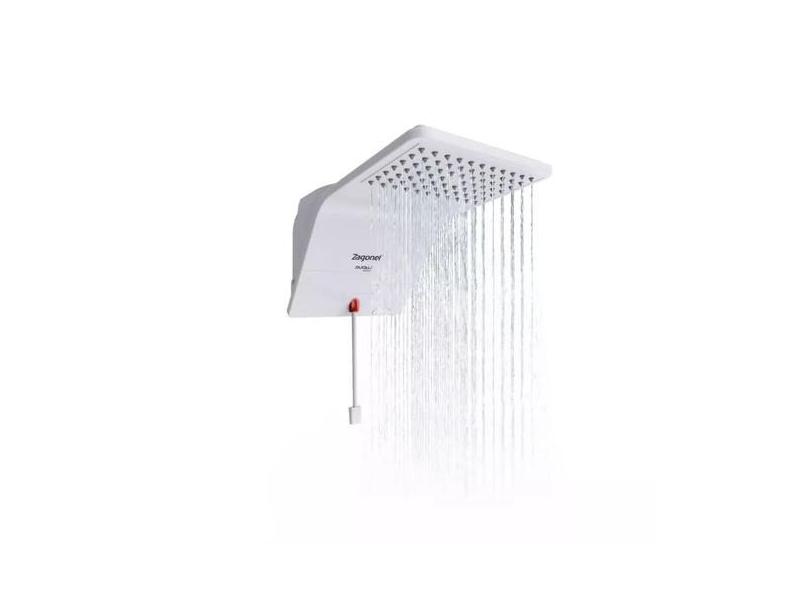 Chuveiro Zagonel Ducali com Jato Obediente 7500w - Branco 220v