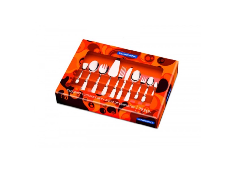 Faqueiro Tramontina Laguna 76 peças