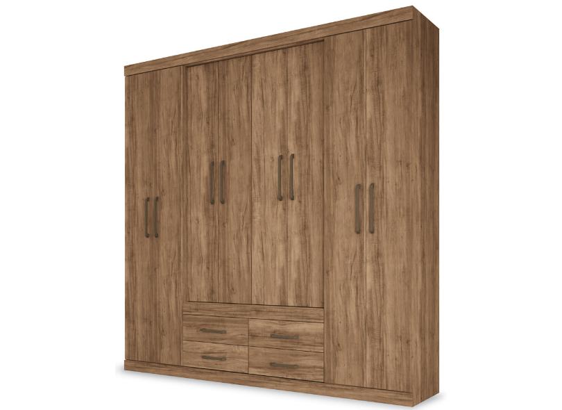 Guarda-Roupa Casal 8 Portas 4 Gavetas Napoles Santos Andirá