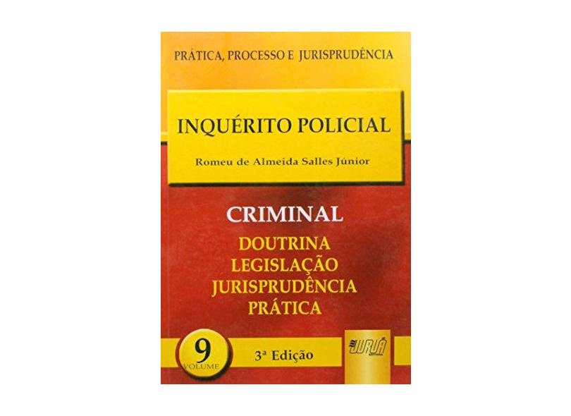 Inquerito Policial Vol,9 - Salles Junior, Romeu De Almeida - 9788536209784