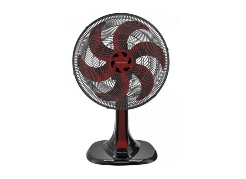 Ventilador de Mesa Ventisol Turbo 6 30 cm 6 Pás 3 Velocidades
