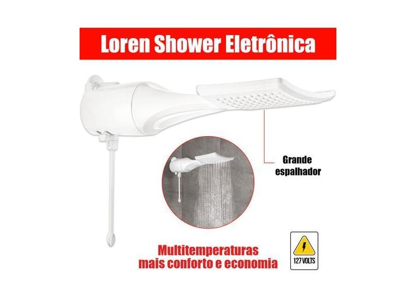 Chuveiro Lorenzetti Eletrico A Gas Loren Shower Eletronico 127V 5500W
