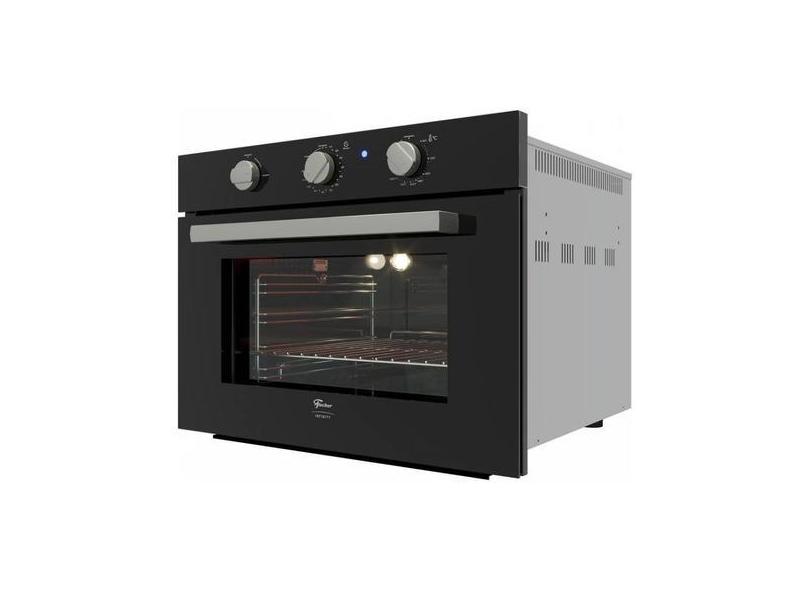 Forno Elétrico Fischer Infinity Embutir 50 Litros Preto FORNO ELÉTRICO FISCHER INFINITY EMBUTIR 50 LITROS PRETO SEM