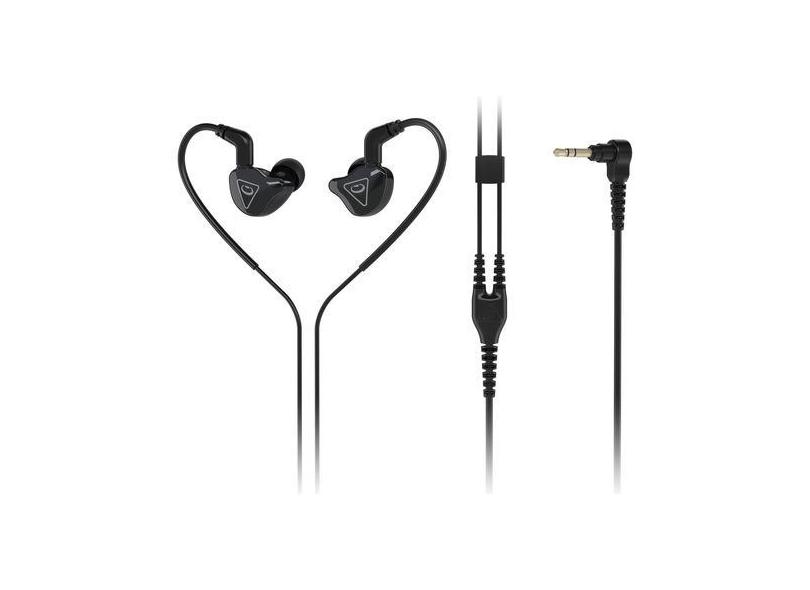 Fone Para Retorno Profissional Behringer Mo240 In Ear Preto Mo240