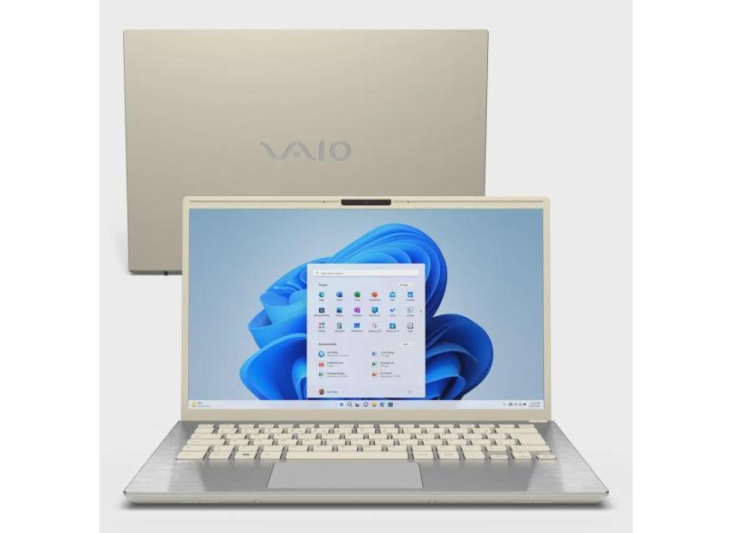 Notebook vaio F14 Intel Core i7-1255U Windows 11 Home 16GB ram 512GB ssd 14 Full HD Leitor Digital – Branco