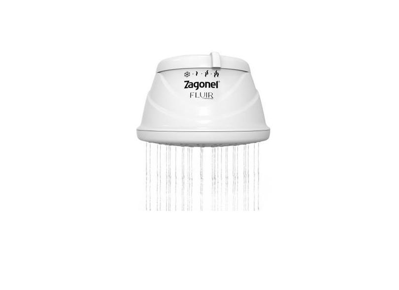 Ducha Fluir 4 Temperaturas 6800W 220V Branco Zagonel Dfr4t68220br01