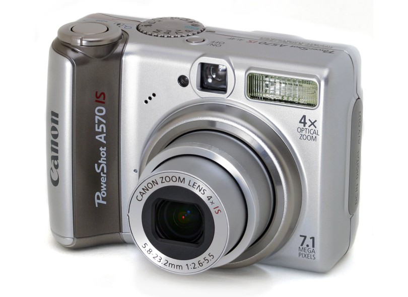 Câmera Digital Canon PowerShot 7.1 MP A570 IS