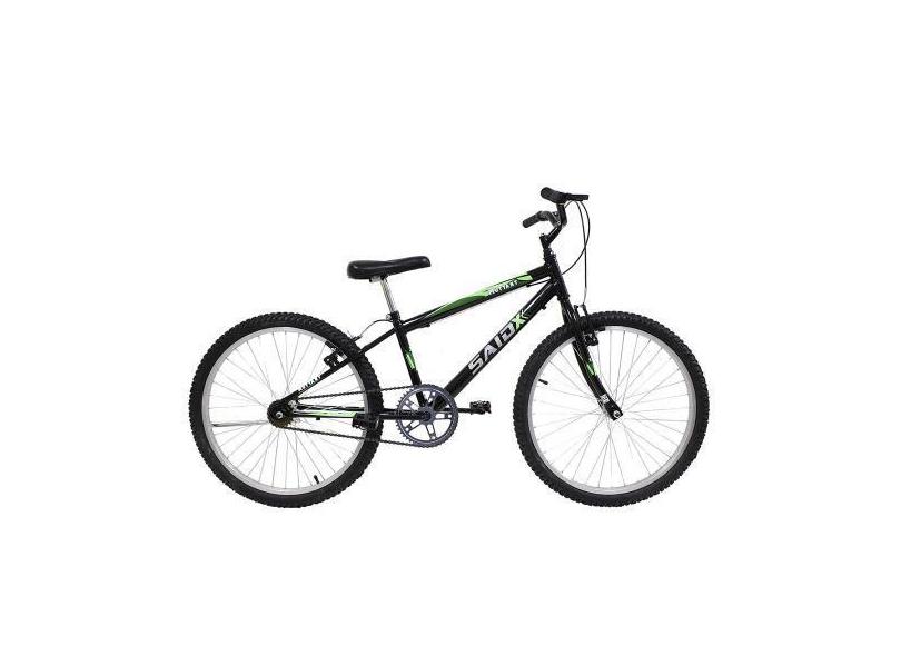 Bicicleta Aro 24 Masculina Mono Saidx Sem Marcha, Preto