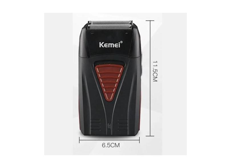 Maquina Shaver Kemei Barbeador Elétrico KM-3381 Recarregável