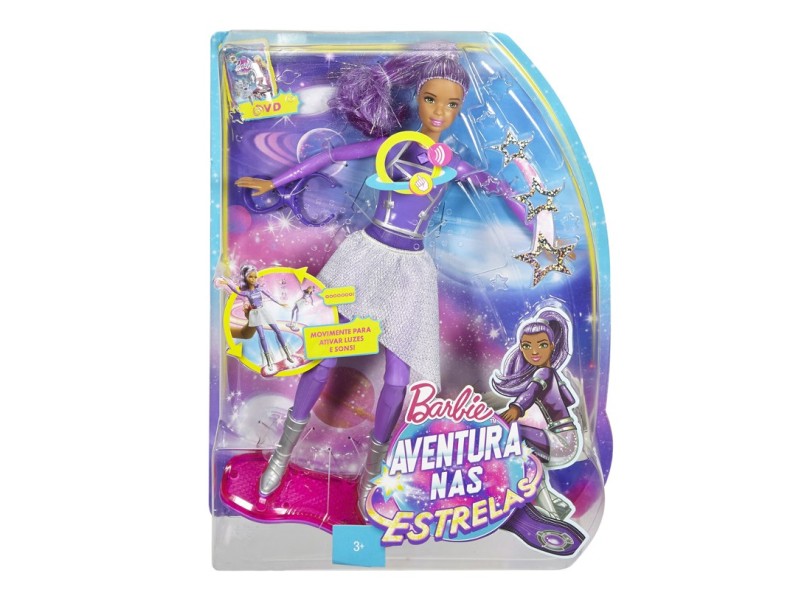 Boneca Barbie Aventura nas Estrelas Amiga com Hoverboard Mattel
