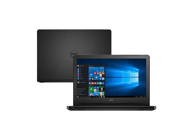 Notebook Dell Inspiron 5000 Intel Core i5 7200U 4GB de RAM HD 1 TB 14" Windows 10 Home i14-5468