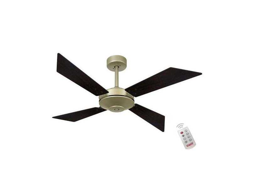 Ventilador Tecno Ii Off Tabaco 127V E Controle Remoto - Volare
