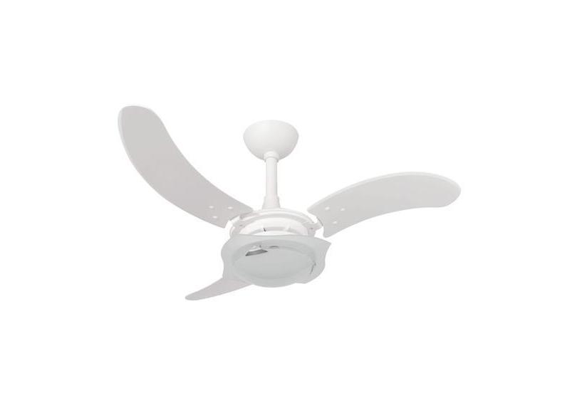 Ventilador De Teto Infinity Ultra Bandeira Branco 3 Pás Mdf Br 220V+Co ...