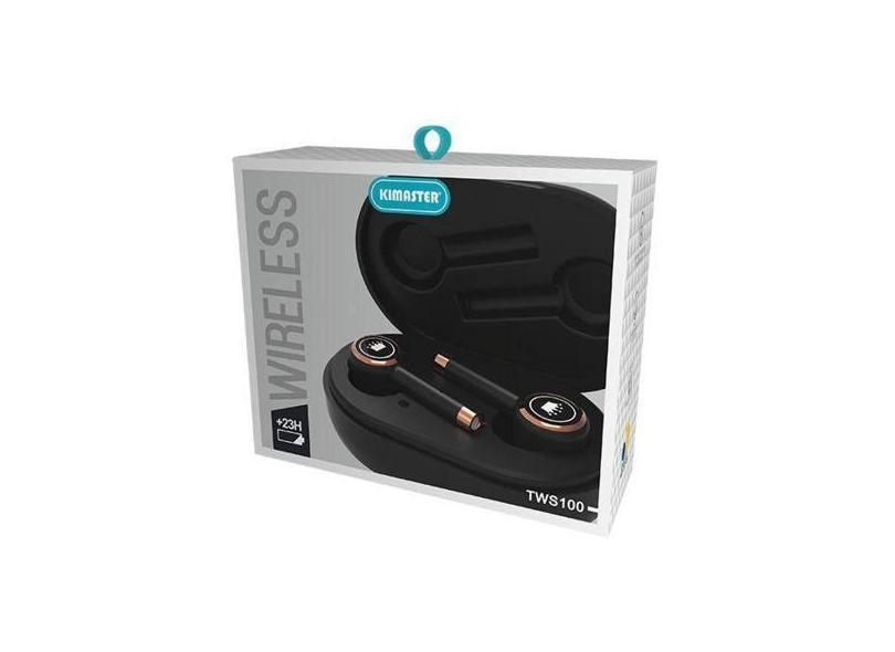 Fone De Ouvido Tws100- Wireless Kimaster Nacional + Nf