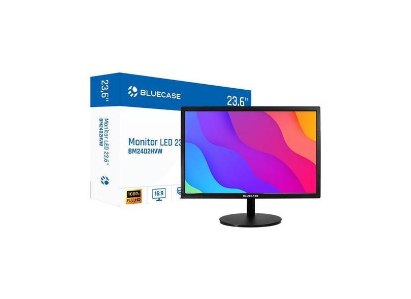 Monitor 23,6  Full Hd Led Vesa Hdmi Preto Bluecase Bm24d2hvw BM24D2HVW