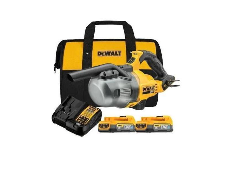 Aspirador Portatil 2Baterias 20v Powerstack Dcv501hb Dewalt Bolsa