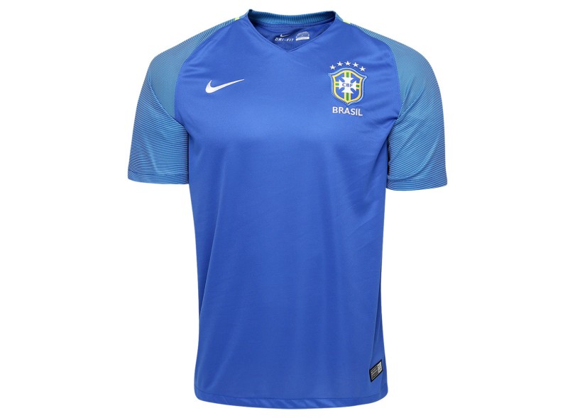 Camisa Torcedor Brasil II 2016 com Número Nike