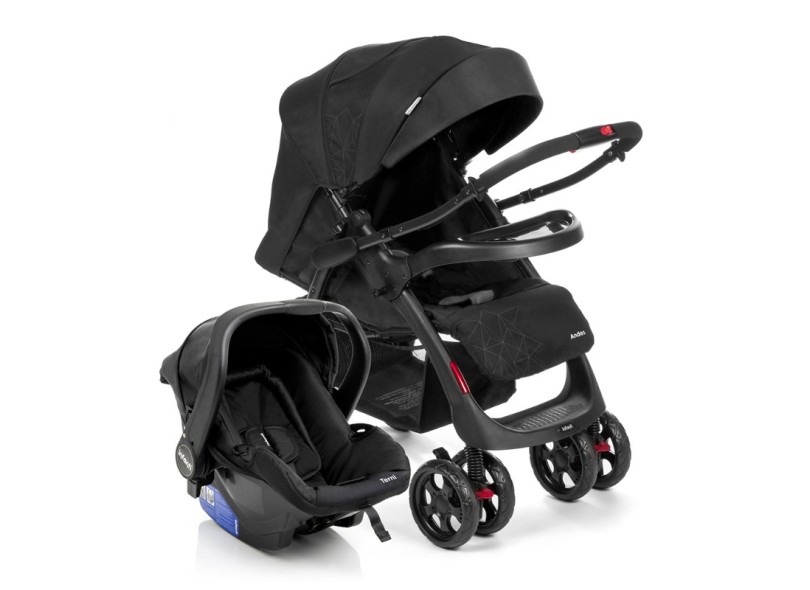 Carrinho de Bebê Travel System com Bebê Conforto Infanti Andes Duo