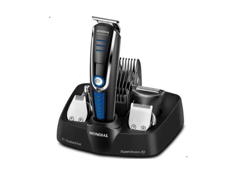 Barbeador E Cortador De Cabelo Mondial Super Groom 10 Bg-03