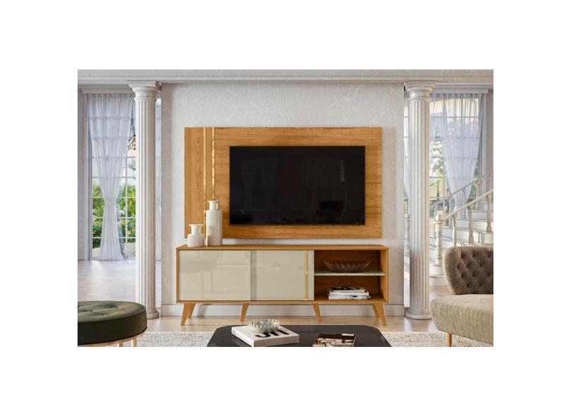 Home Theater Cronos para TV de até 65 polegadas - Cumaru / Opala - Madetec