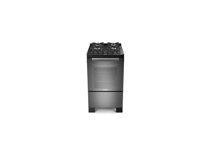 Fogão 4 Bocas Mesa de Vidro Automático Bivolt Itamaster Itatiaia Prata