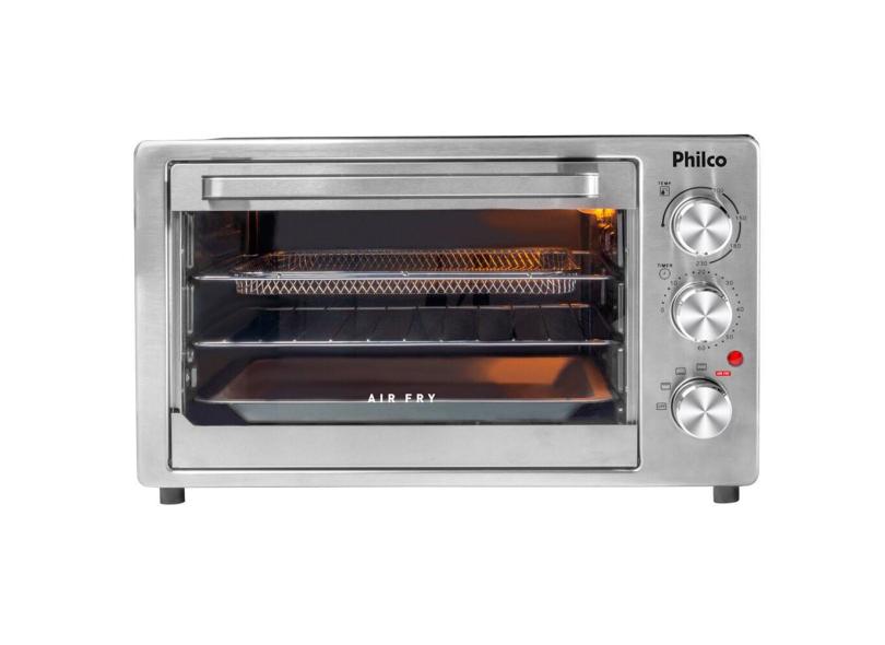 Forno Elétrico Air Fry com Função Fritadeira Elétrica 40 Litros Philco - Inox