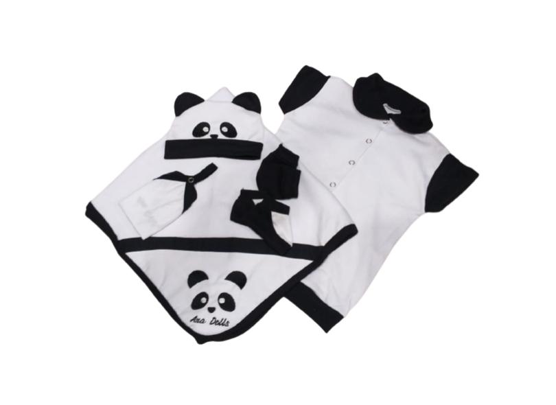 Roupa Bebê Reborn Pandinha, Menino em Promoção é no Buscapé