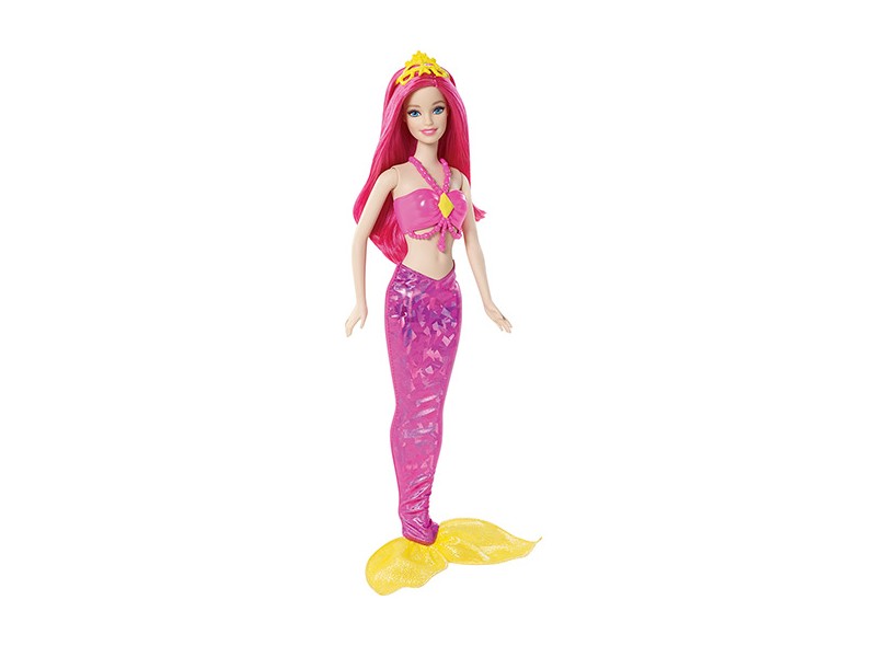 Boneca Barbie Mix & Match Sereia Rosa Mattel