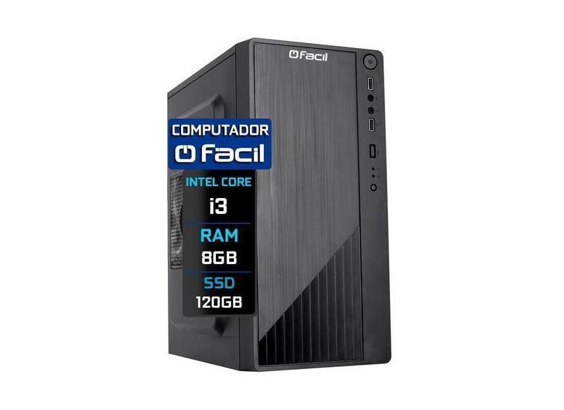 Computador Fácil Intel Core I3 8Gb Ssd 120Gb - Fácil Computadores