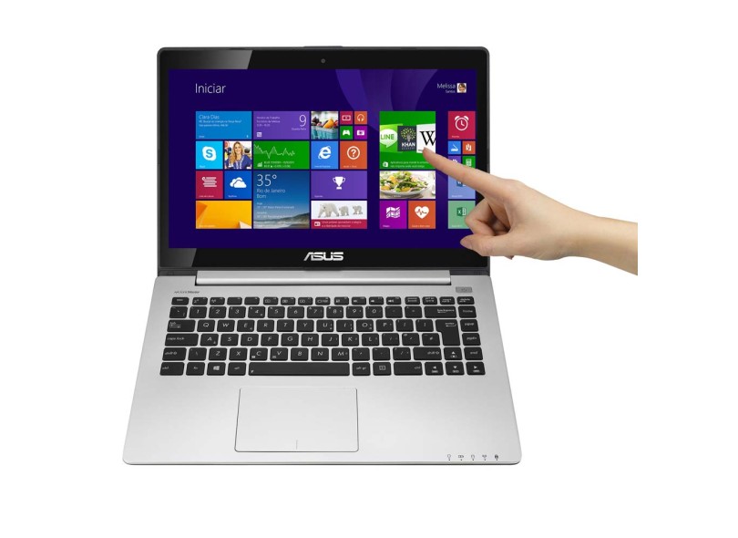 Notebook Asus VivoBook Touch Intel Core i3 2375M 4 GB de RAM 14 " Windows 8 S400CA-BRA-CA206H
