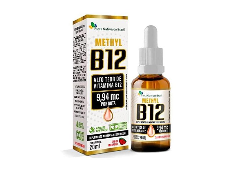 Vitamina B12 Sublingual (Metilcobalamina) 20ml - Flora Nativa do Brasil