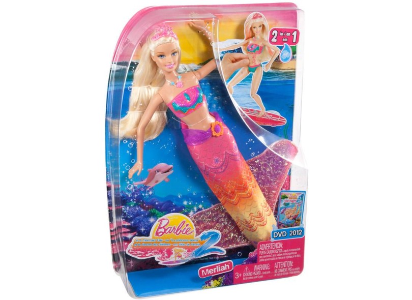 Boneca Barbie Vida de Sereia 2 Merliah Mattel
