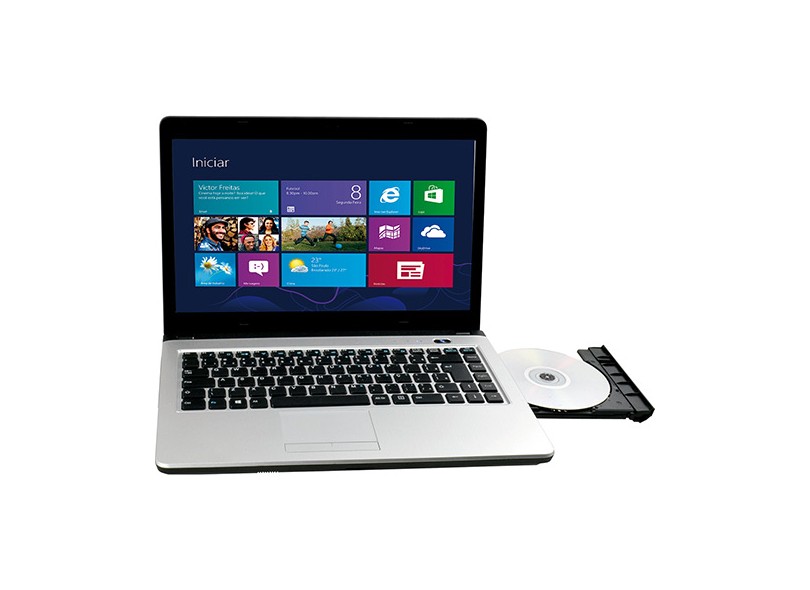 Notebook Philco Intel Celeron Dual Core 2 GB 320 GB LED 14" Windows 8 14L-R1023W8