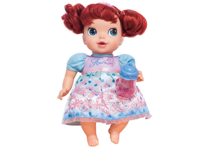 Boneca Princesas Disney Baby Princesas Soft Doll Ariel Mimo