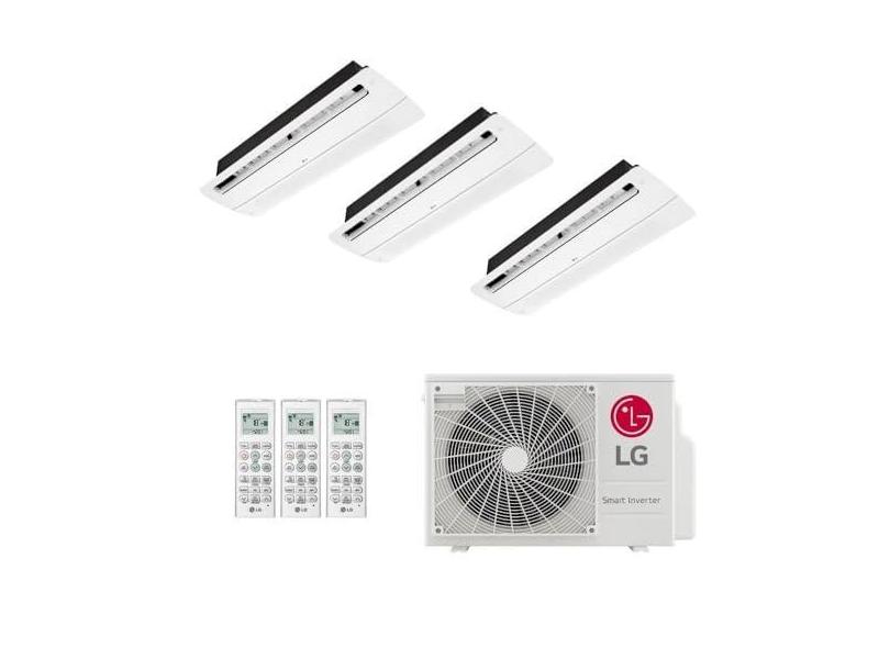 Ar-Condicionado Multi Split Inverter LG 21.000 (2x Evap Cassete 1 Via 9.000 + 1x Evap Cassete 1 Via 12.000) Quente/Frio 220V