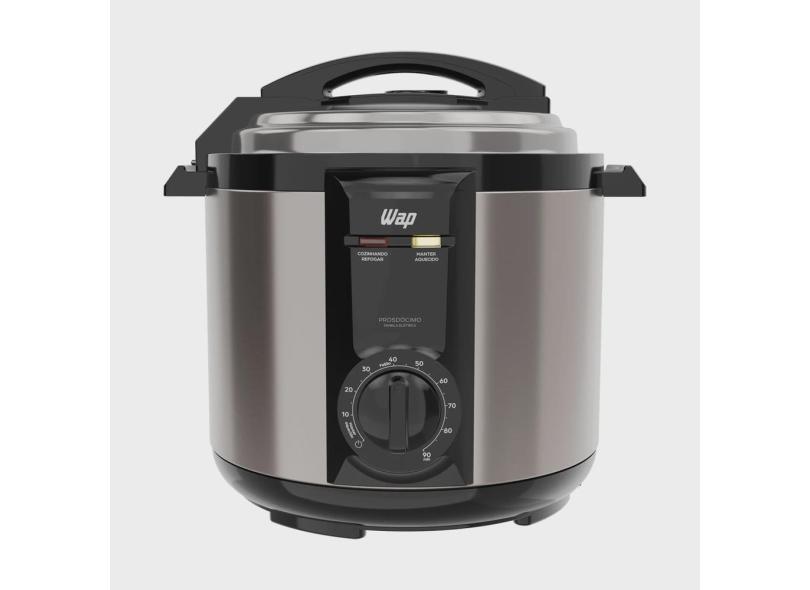 Panela de Pressão Elétrica wap Wppe2 900w Cesto 5 Litros com Revestimento Antiaderente, Inox 127v