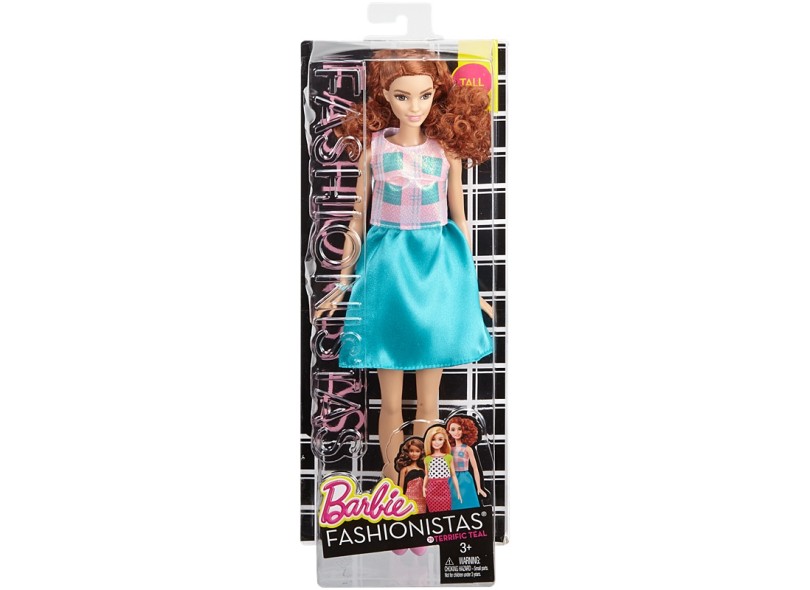 Boneca Barbie Fashionistas Terrific Teal Mattel