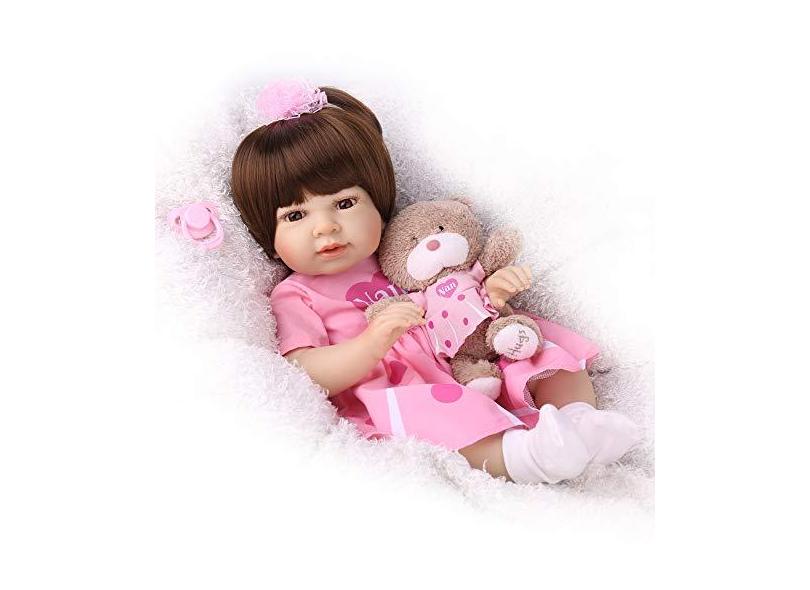 Roupa Para Boneca Bebê Reborn Laura Baby Pink Bear em Promoção na Americanas