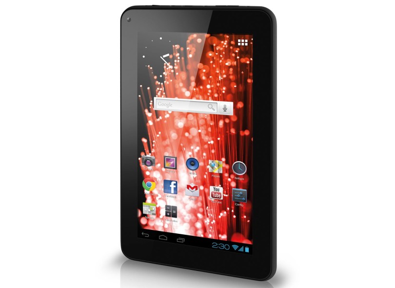 Tablet Multilaser M7 4 GB LCD 7" Android 4.1 (Jelly Bean) 0,3 MP NB043