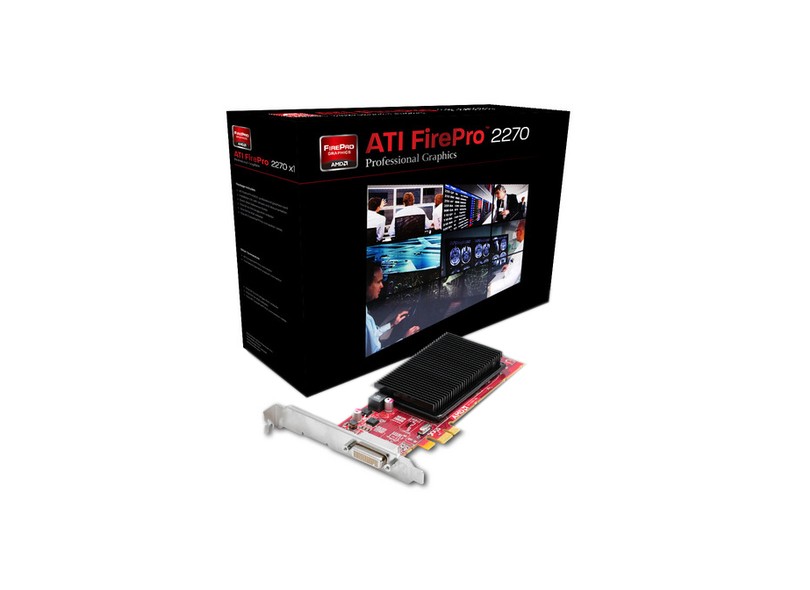 Placa de Video ATI FirePro ão possui 2270 1 GB DDR3 64 Bits Sapphire 31004-35-40R