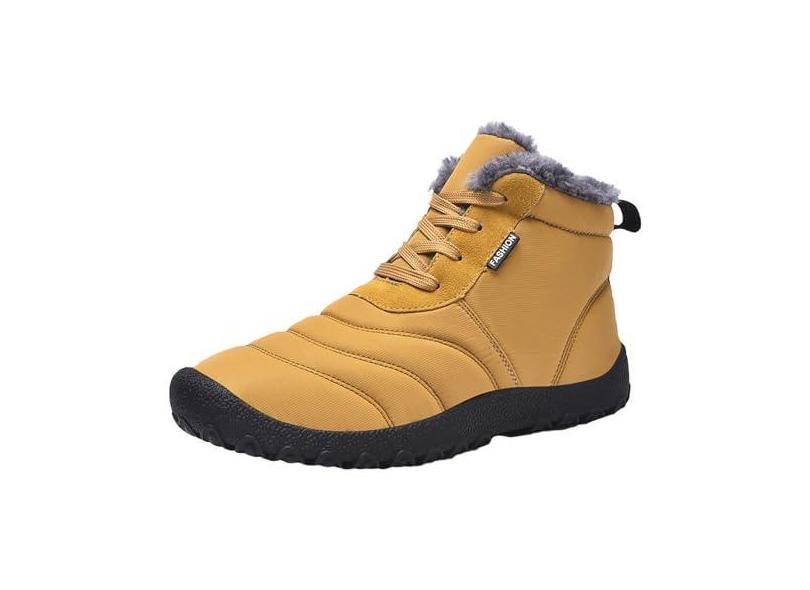 Tênis para corrida de trilha,Sapatos de neve de inverno totalmente forrados de pele tênis botas quentes | Botas masculinas de inverno para caminhada e mochila de neve para mulheres e homens Kumprohu