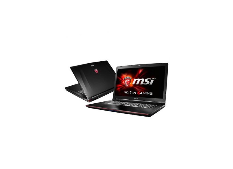 Notebook MSI Gamer Intel Core i7 6700HQ 8 GB de RAM 1024 GB 17.3 " GeForce GTX 960M GE72 6QC Apache