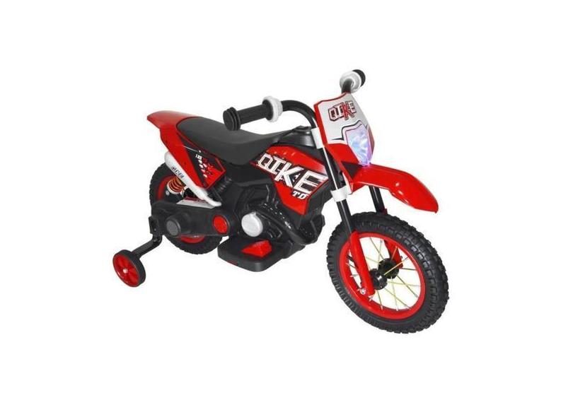 Mini Moto Cross Elétrica Infantil Importway Bw083vm Vermelho